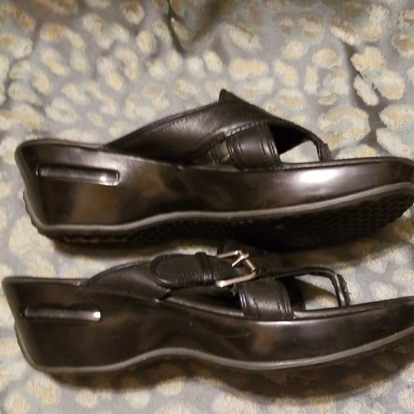 Cole Haan Black Sandal Blk 6.5 - Picture 3 of 7
